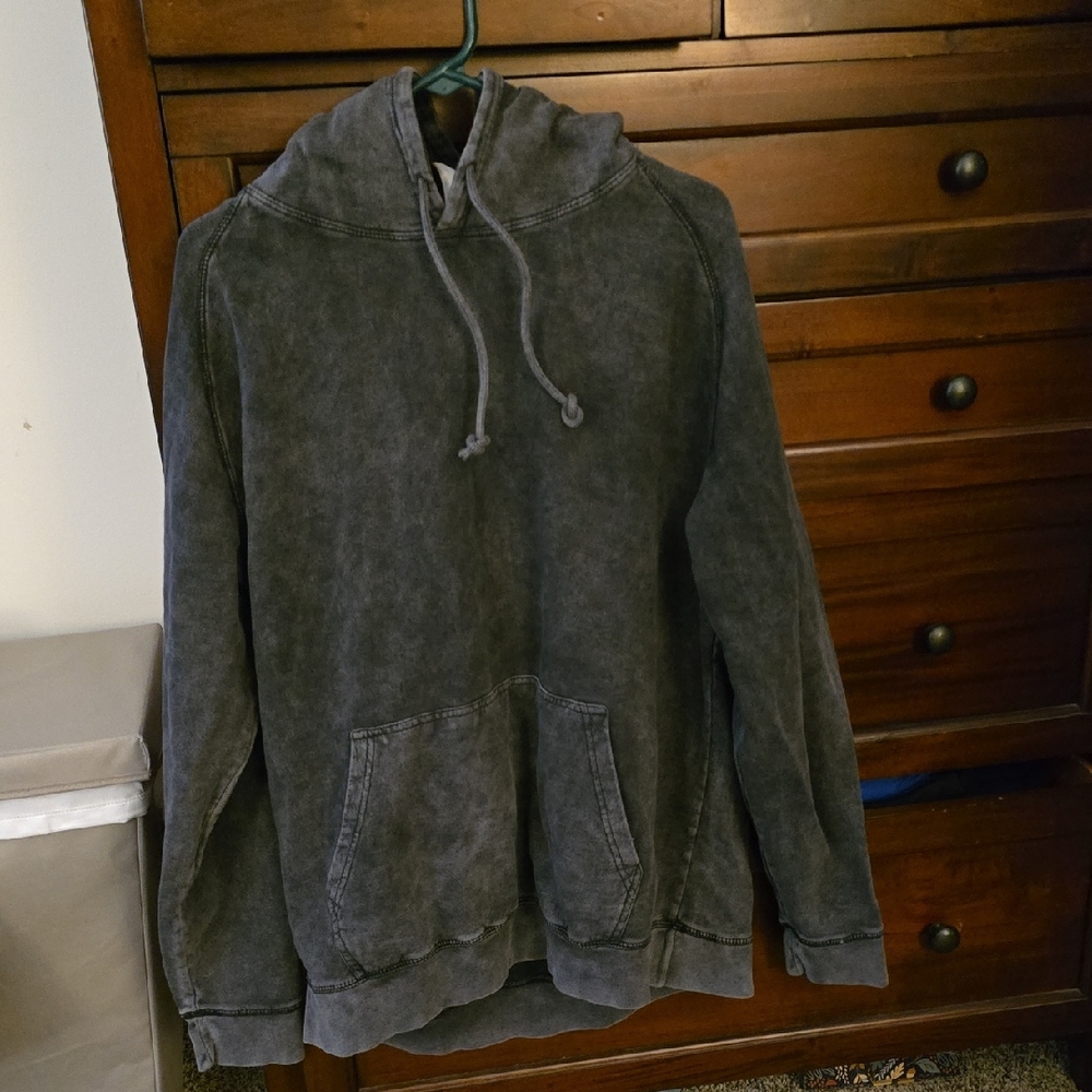 Gray Hooded Sweatshirt